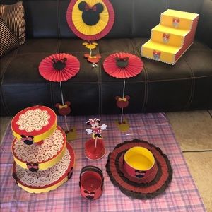 Minnie Mouse party decorations handmade